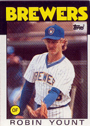 1986 Topps Baseball Cards      780     Robin Yount